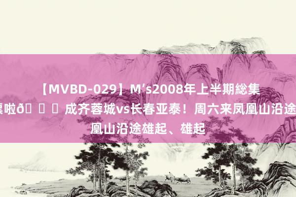 【MVBD-029】M’s2008年上半期総集編 小吧送票啦?成齐蓉城vs长春亚泰！周六来凤凰山沿途雄起、雄起