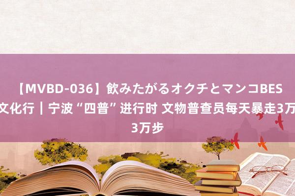 【MVBD-036】飲みたがるオクチとマンコBEST 文化行︱宁波“四普”进行时 文物普查员每天暴走3万步