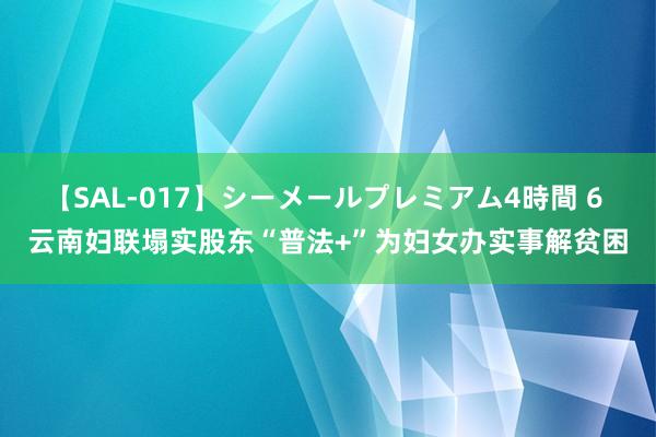 【SAL-017】シーメールプレミアム4時間 6 云南妇联塌实股东“普法+”为妇女办实事解贫困