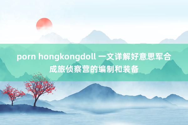 porn hongkongdoll 一文详解好意思军合成旅侦察营的编制和装备